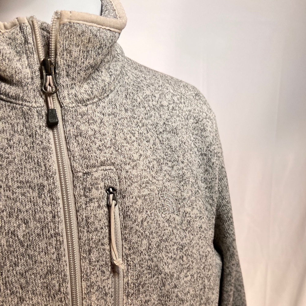 THE NORTH FACE MENS FLEECE ZIP UP (L)